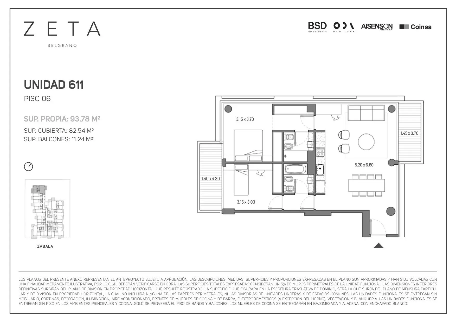 Imagen de la propiedad Zabala 1851 - 611