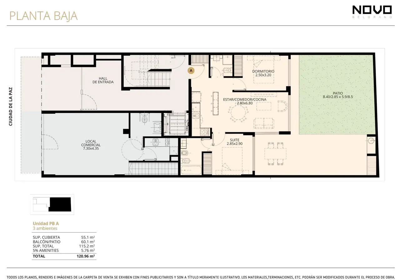 Planos del emprendimiento