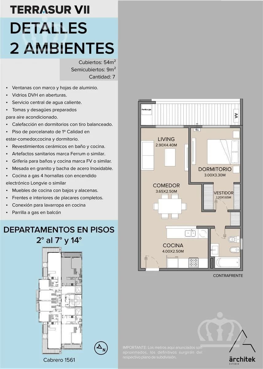 Imagen de la propiedad 2 ambientes ZP 2166124