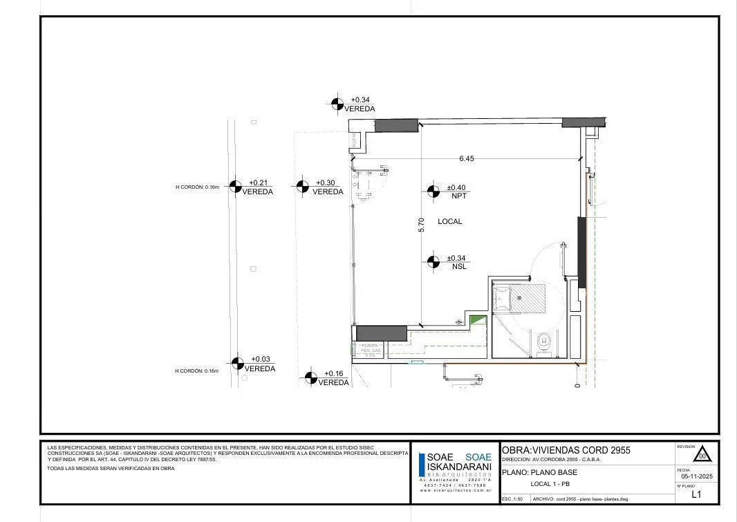 Imagen de la propiedad Av. Córdoba 2955 – Local comercial – Ref. 2160837