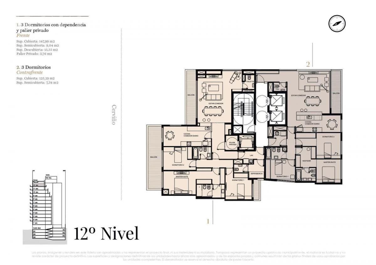Imagen de la propiedad Palermo Boulevard – 4 ambientes – Ref. 2155964