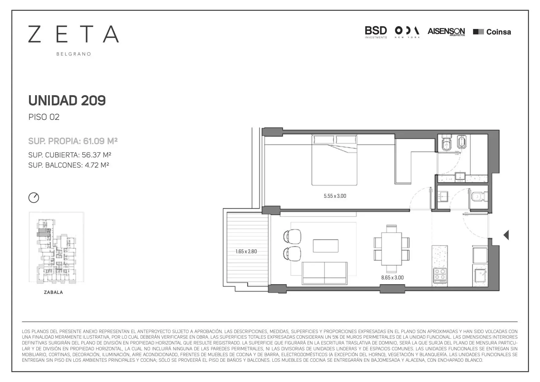 Imagen de la propiedad Zabala 1851 - 209