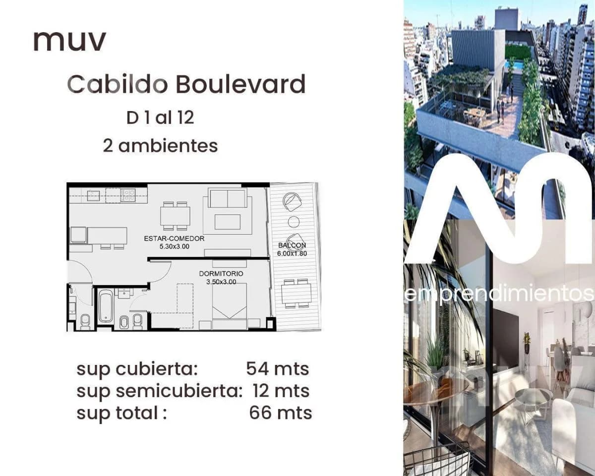 Imagen de la propiedad 2 ambientes ZP 2173944