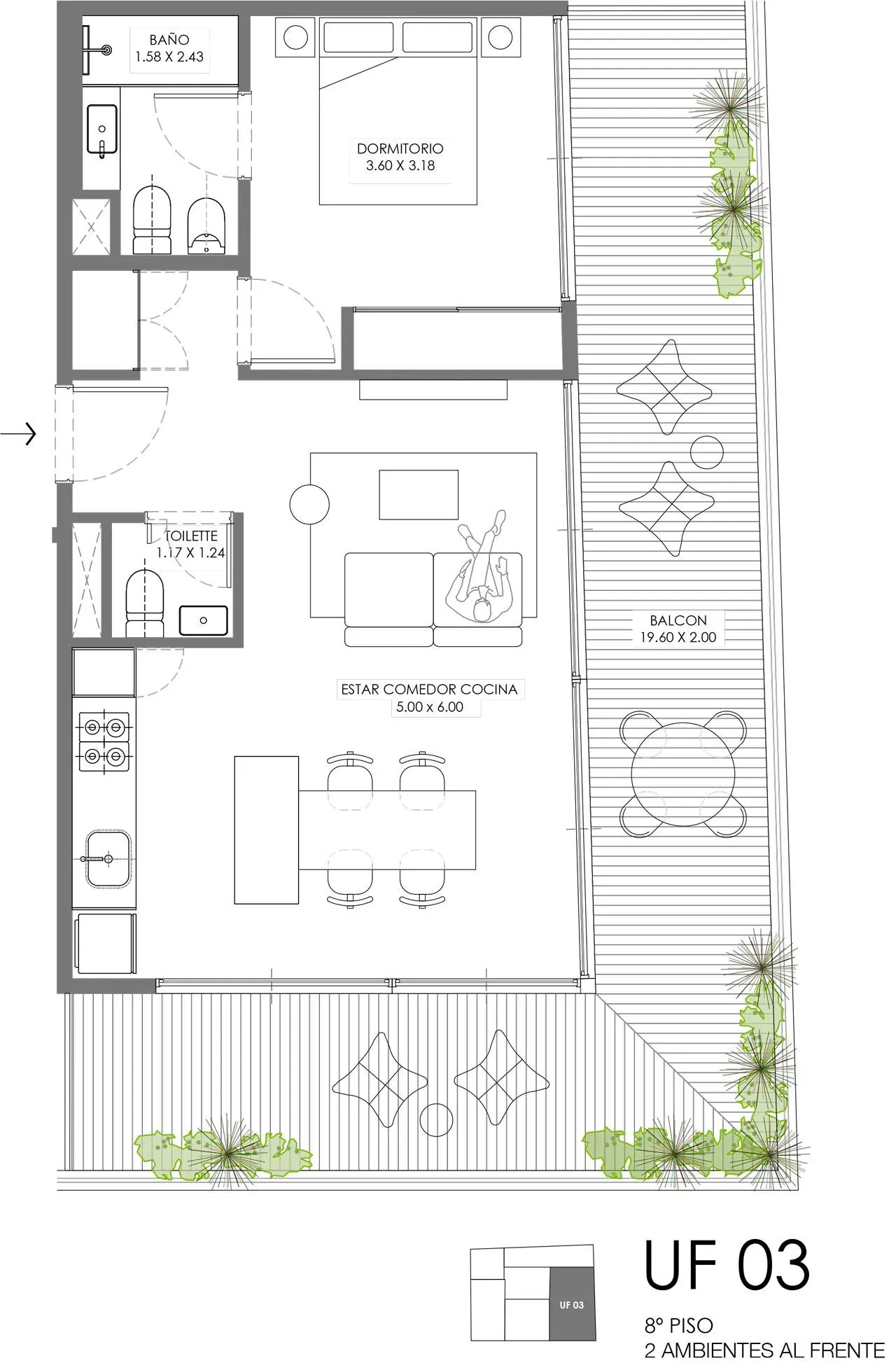Imagen de la propiedad Céspedes 2518 - 803