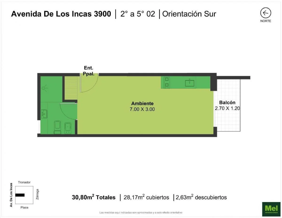 Imagen de la propiedad 1 ambientes ZP 2167349