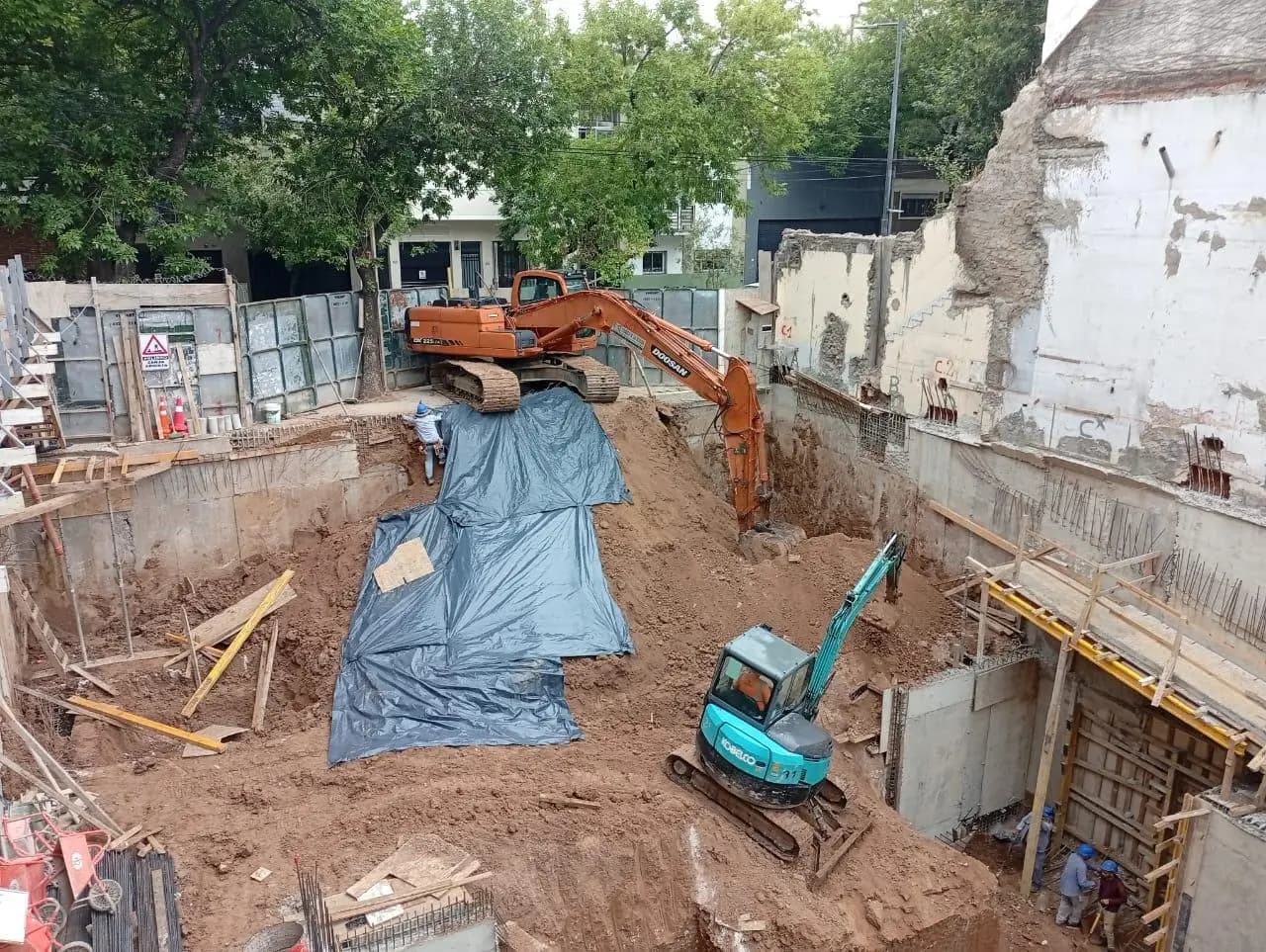 Imagen del emprendimiento en construcción