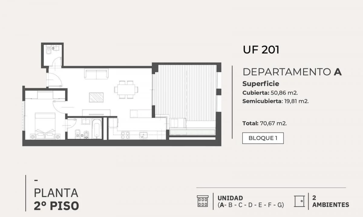 Imagen de la propiedad Highline Caballito – 2 ambientes – Ref. 2164956