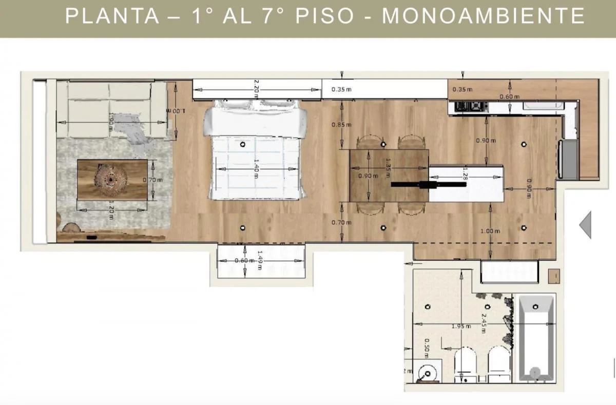 Imagen de la propiedad 1 ambientes ZP 2170021