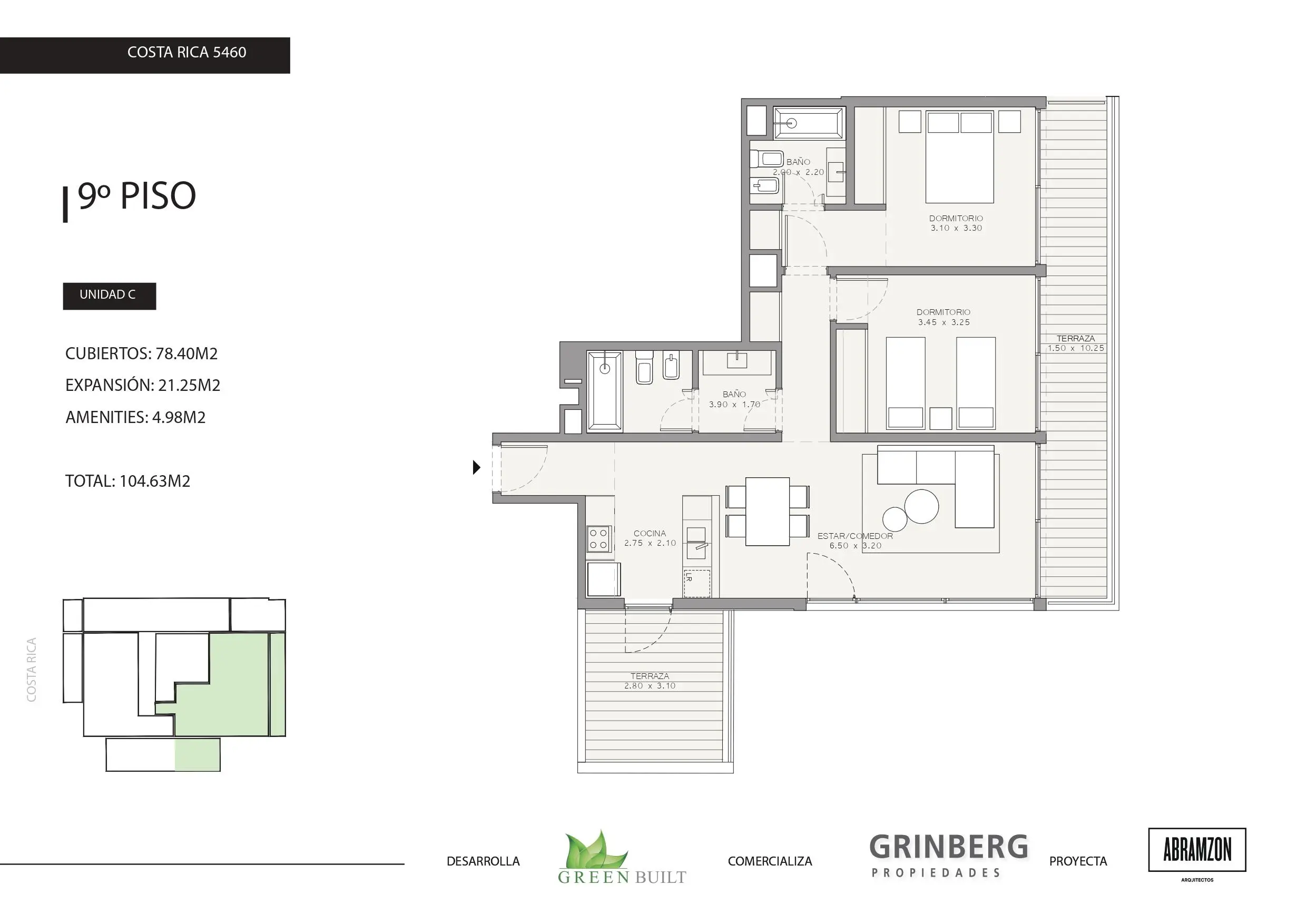Imagen de la propiedad Costa Rica 5460 - 9C