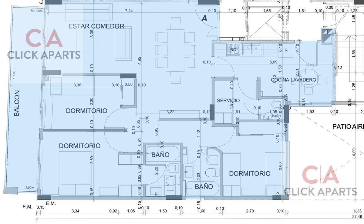 Plano de la propiedad