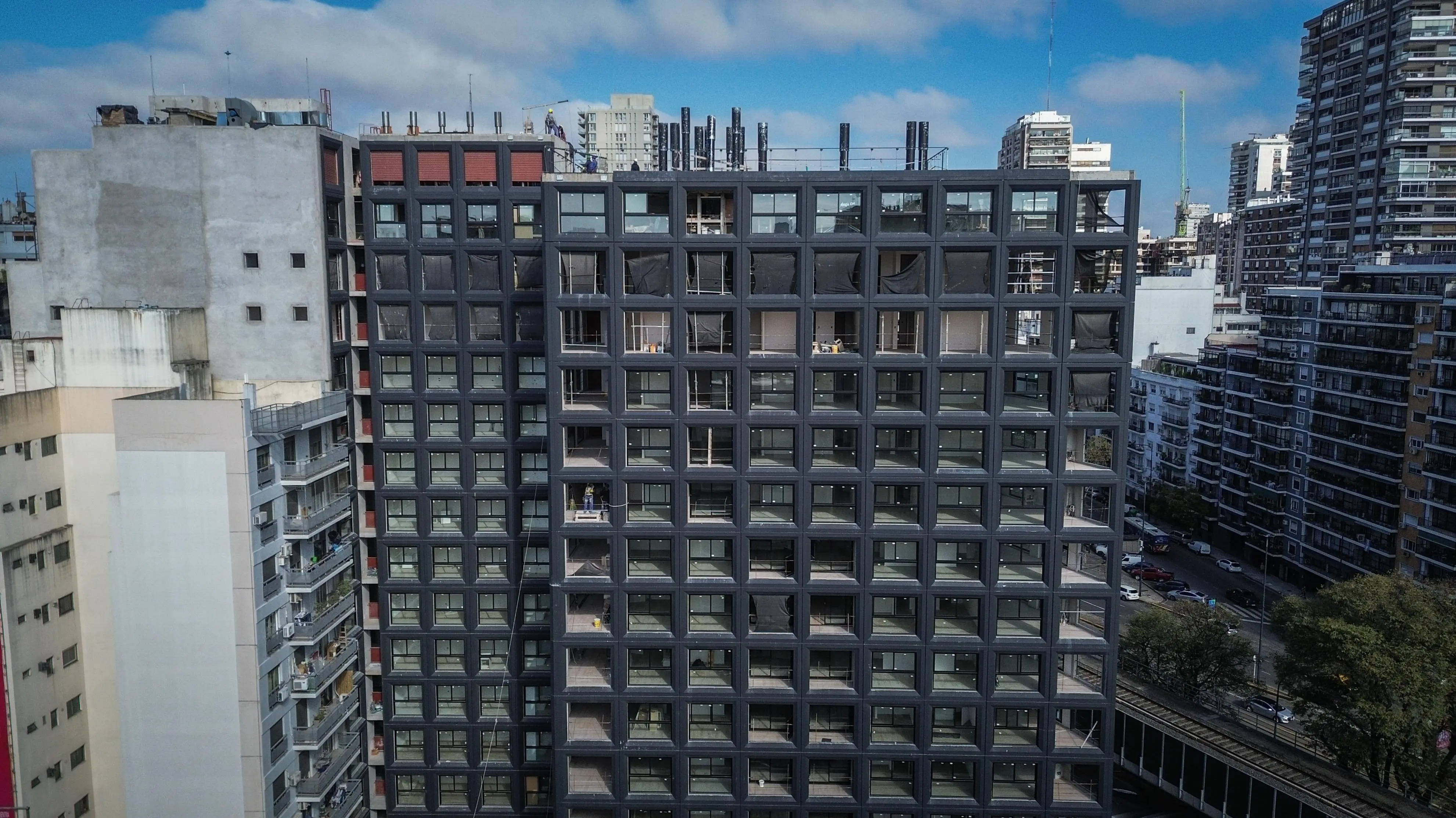 Imagen del emprendimiento en construcción