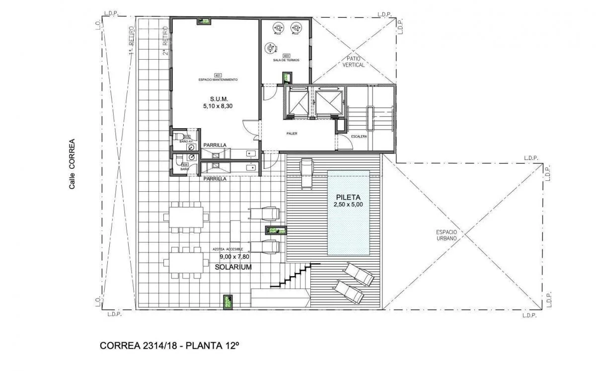Plano de la propiedad