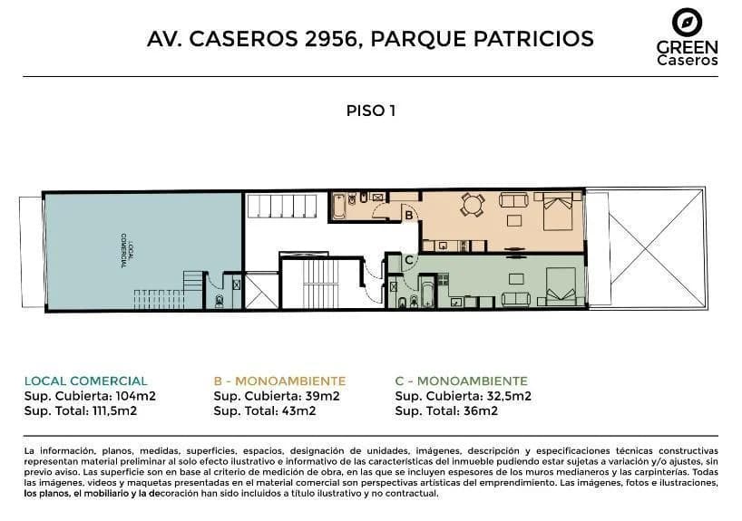 Imagen de la propiedad Green Caseros – Local comercial – Ref. 2172205