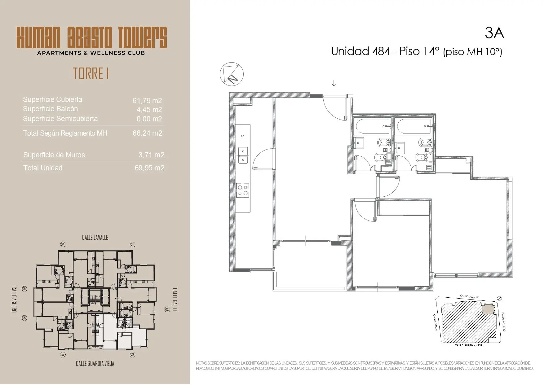 Imagen de la propiedad Lavalle 3252 - Piso 14 Unidad 484