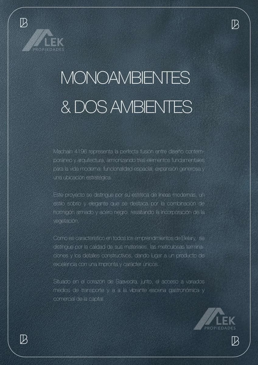 Imagen del emprendimiento Machain 4100, Capital Federal