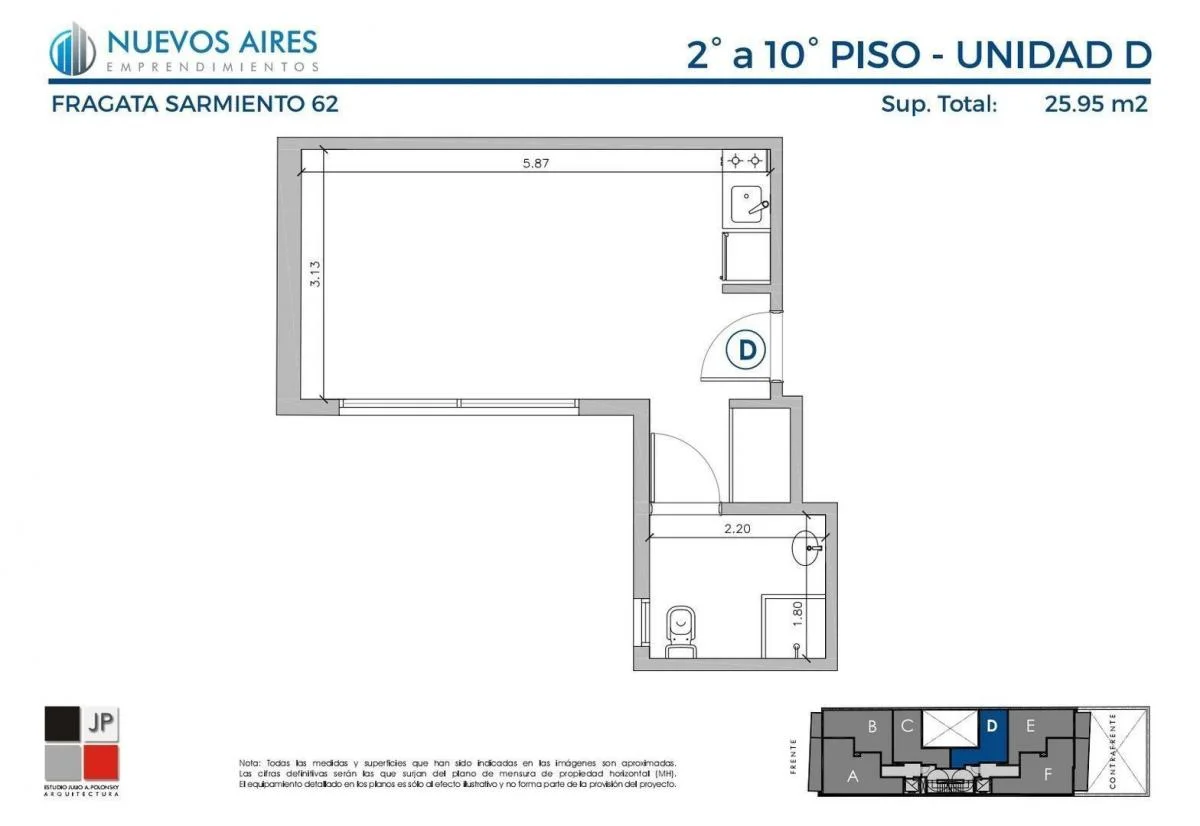 Imagen de la propiedad 1 ambientes ZP 2321729