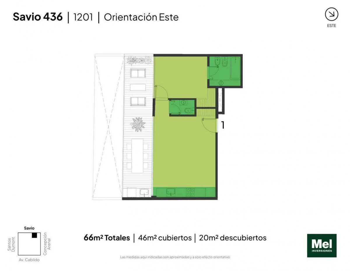 Imagen de la propiedad 2 ambientes ZP 2267769