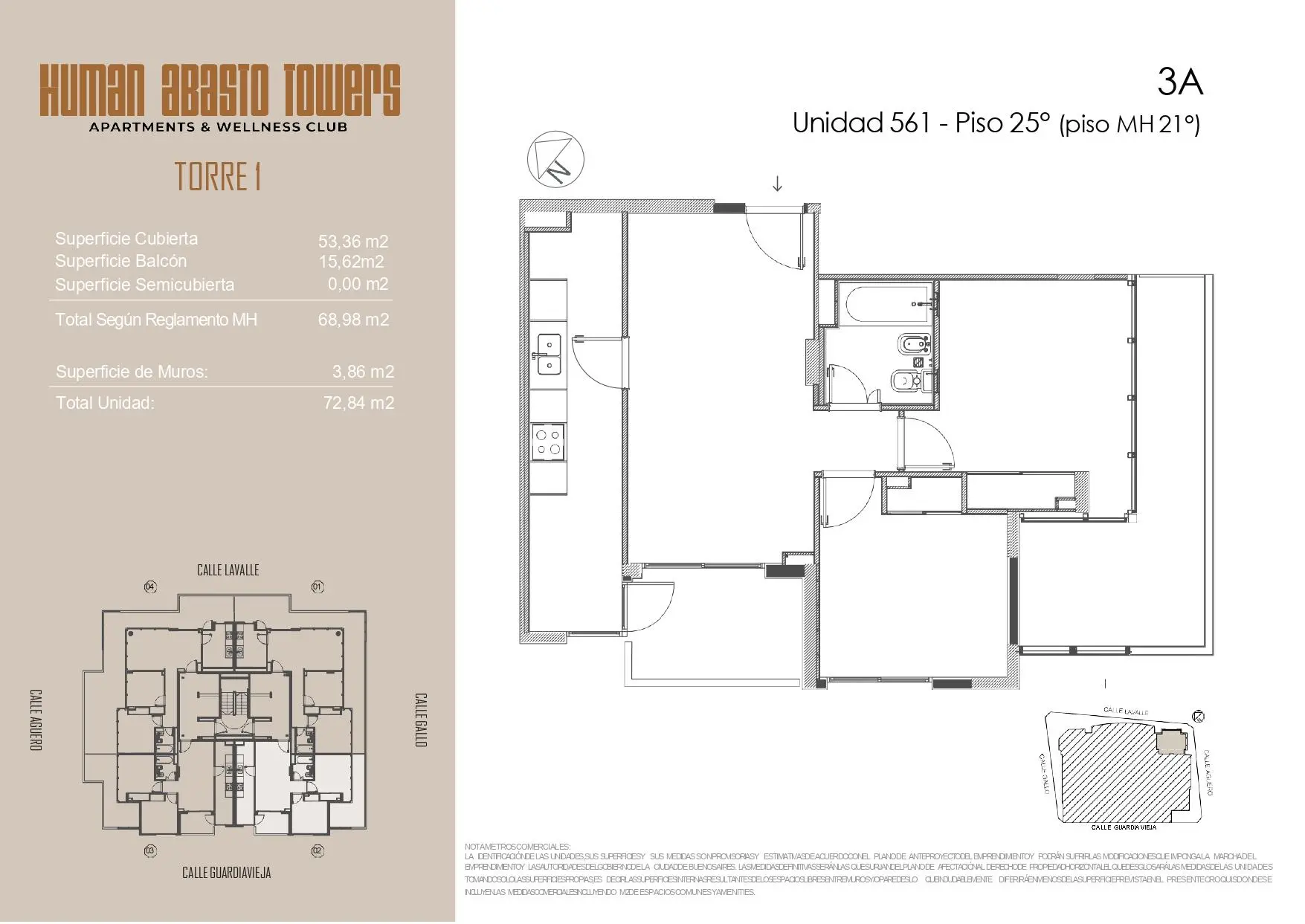 Imagen de la propiedad Lavalle 3252 - Piso 25 Unidad 561