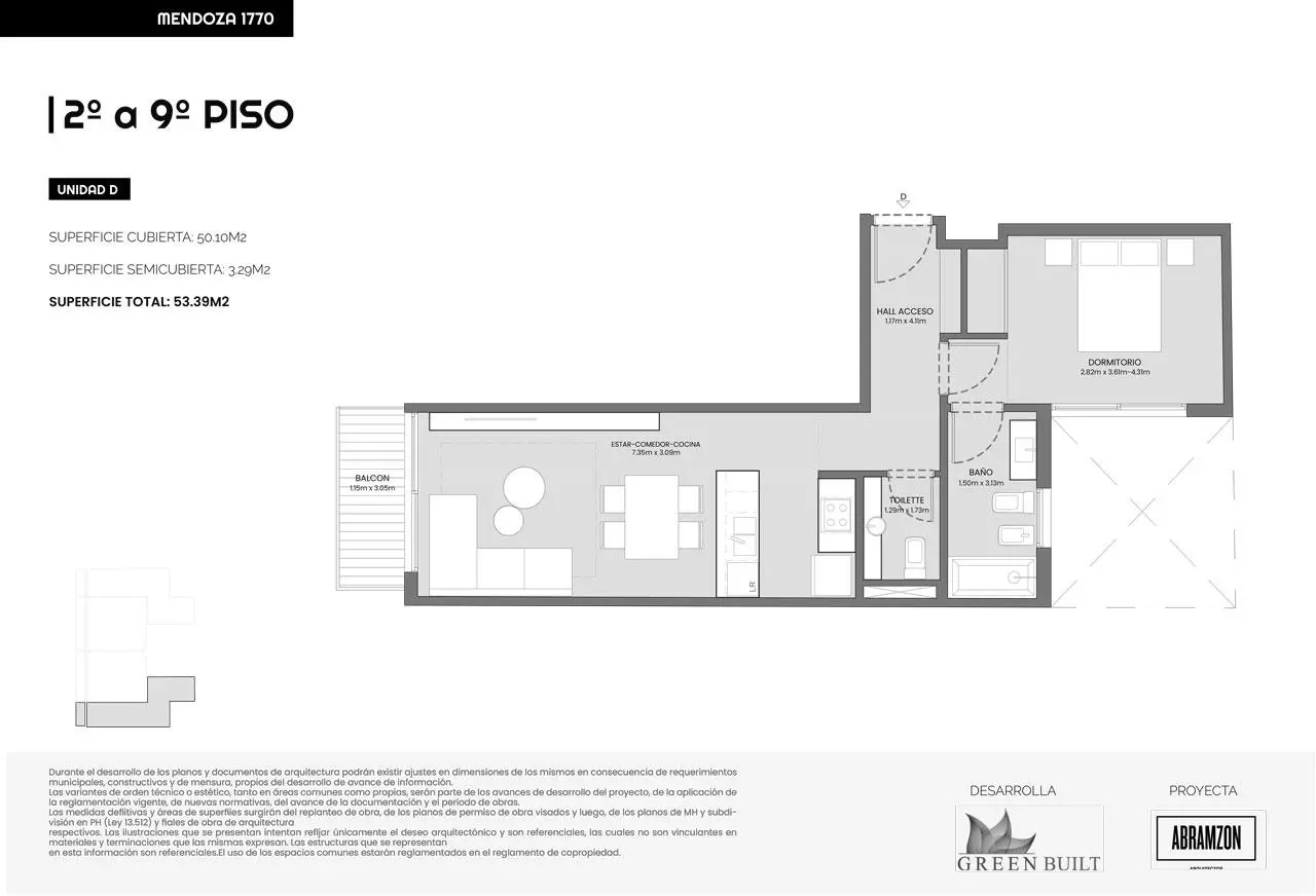 Imagen de la propiedad Mendoza 1700 - 2D