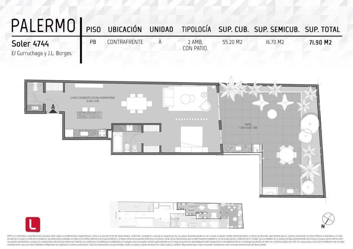 Plano de la propiedad