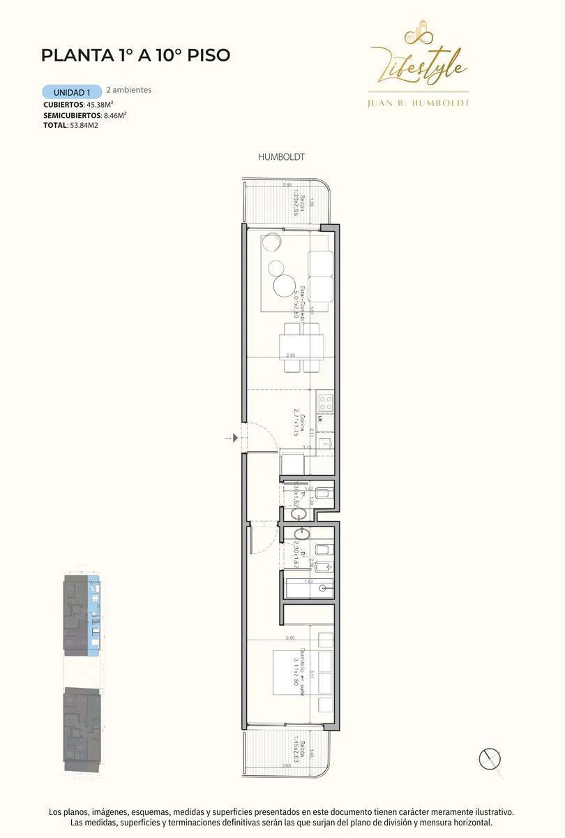 Imagen de la propiedad 2 ambientes ZP 2160655