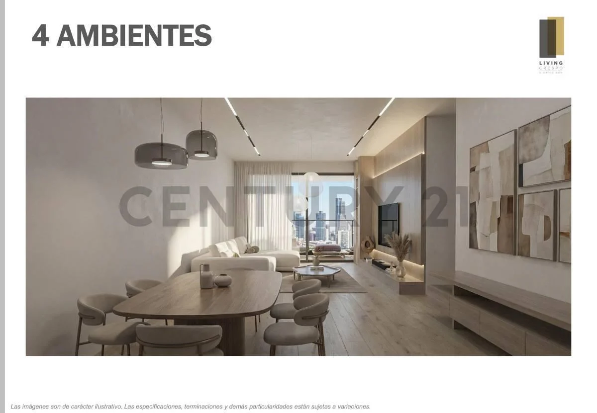 Imagen de la propiedad Living Crespo – 4 ambientes – Ref. 2156546
