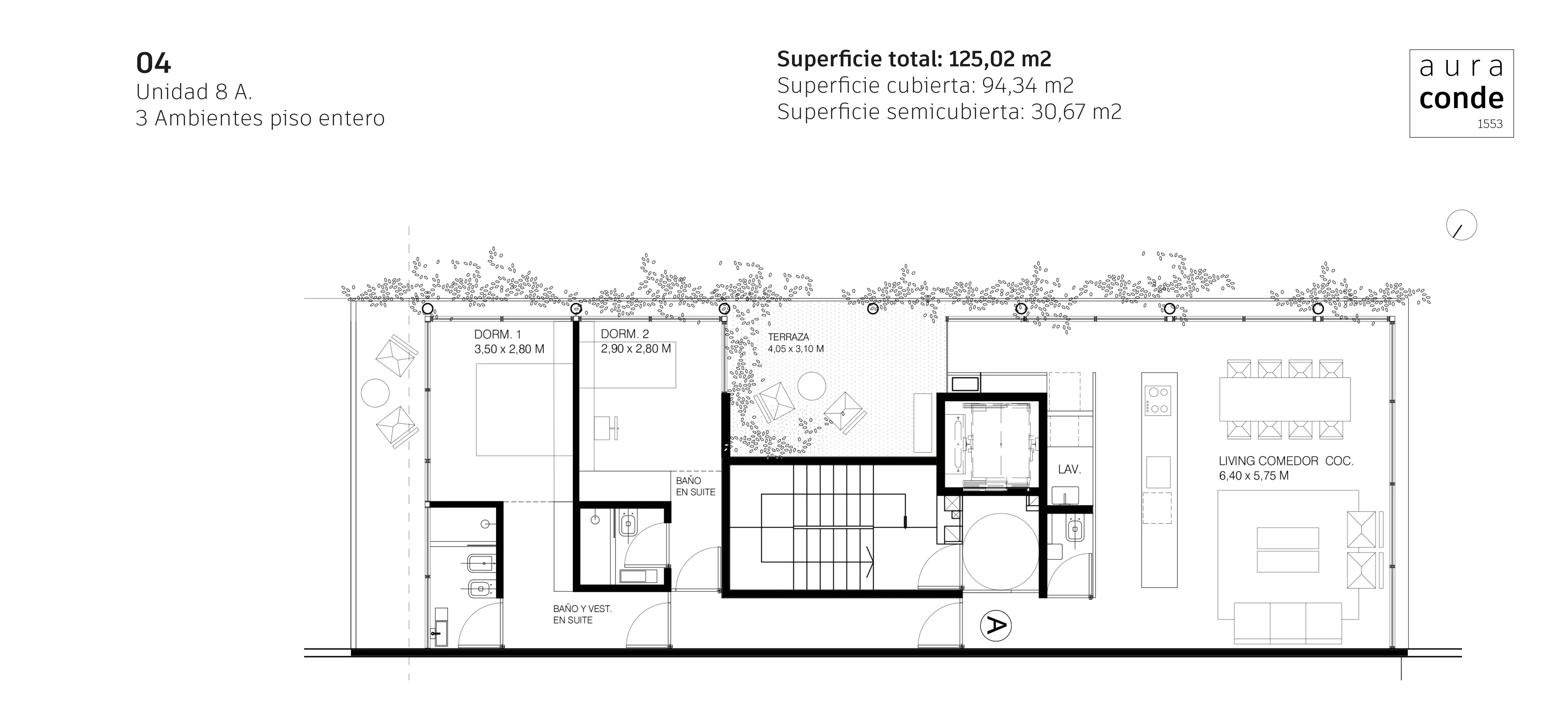 Imagen de la propiedad Conde 1553 - 8A