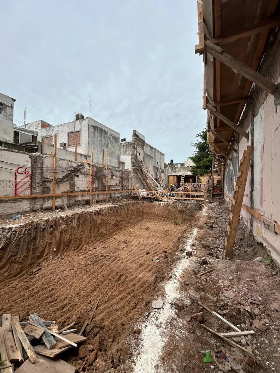 Imagen del emprendimiento en construcción