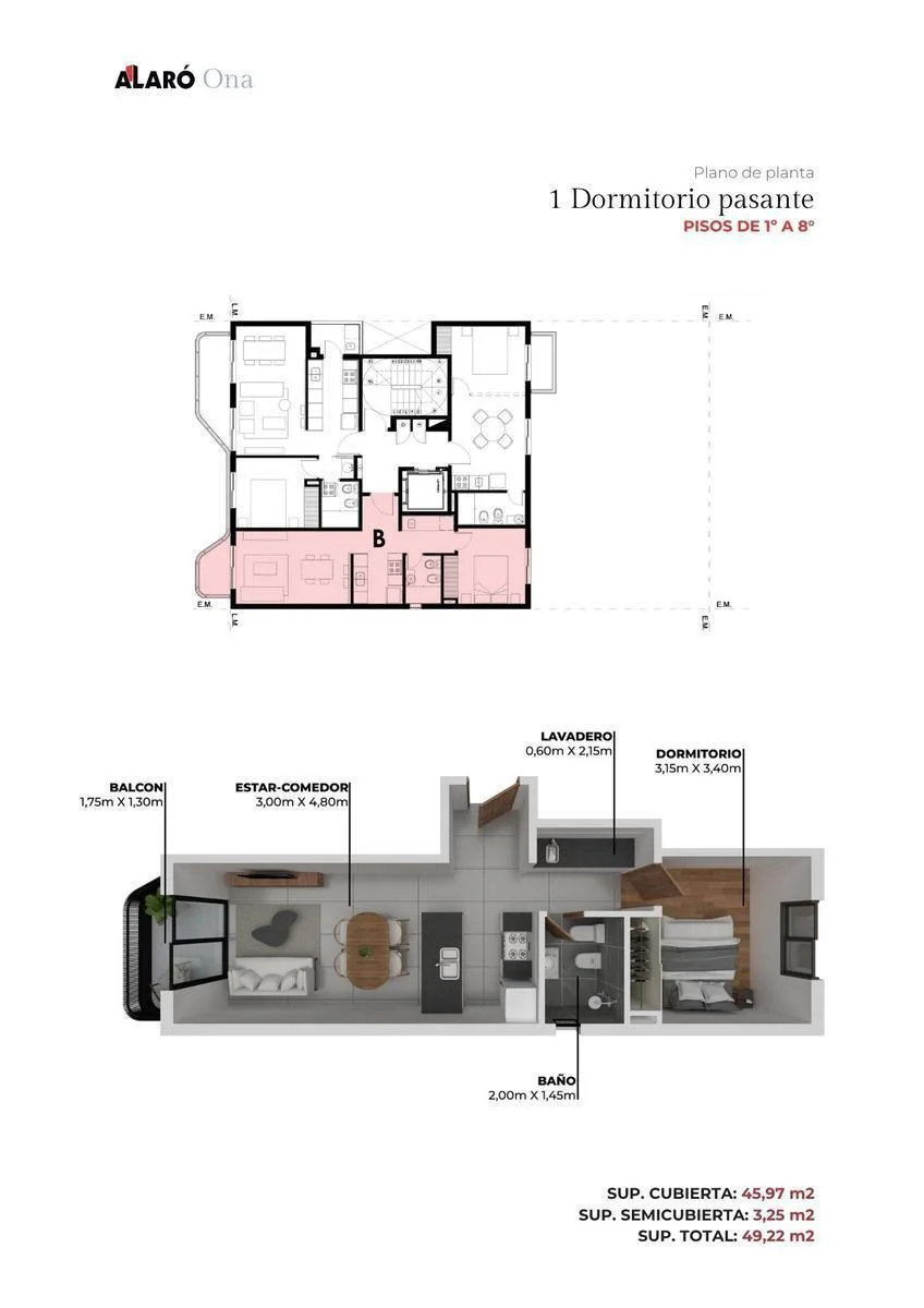 Imagen de la propiedad 2 ambientes ZP 2215594
