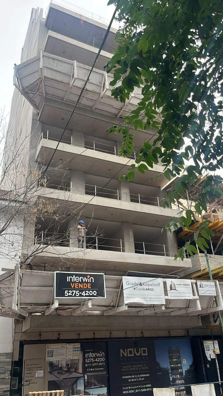 Imagen del emprendimiento en construcción