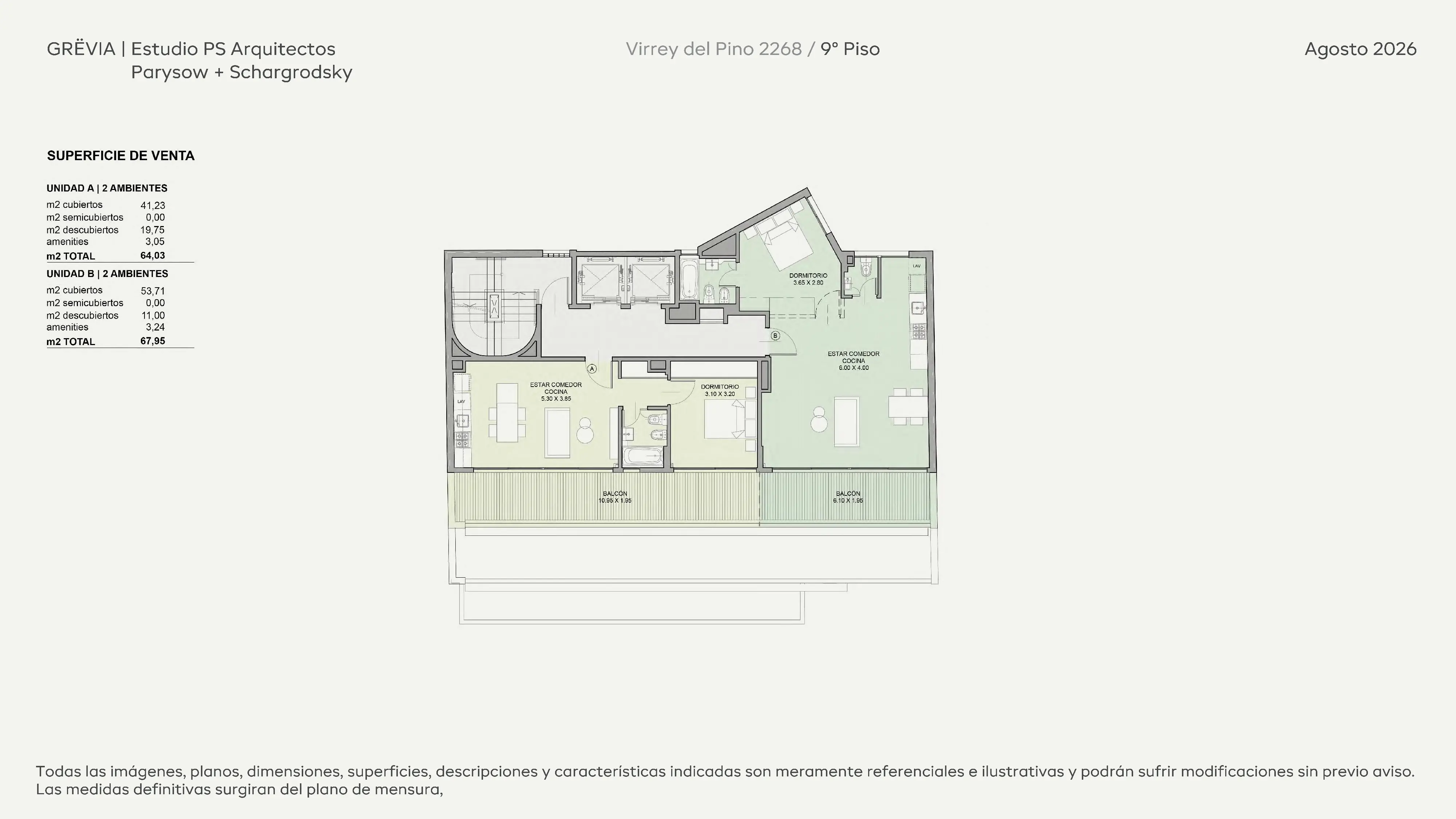 Imagen de la unidad Virrey del Pino 2268 - 9B