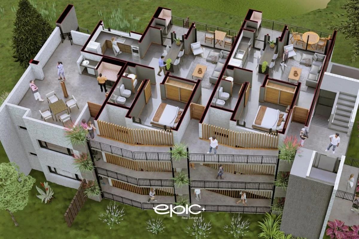 Imagen del emprendimiento en construcción