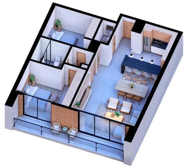 Imagen de la propiedad 3 ambientes ZP 2159900