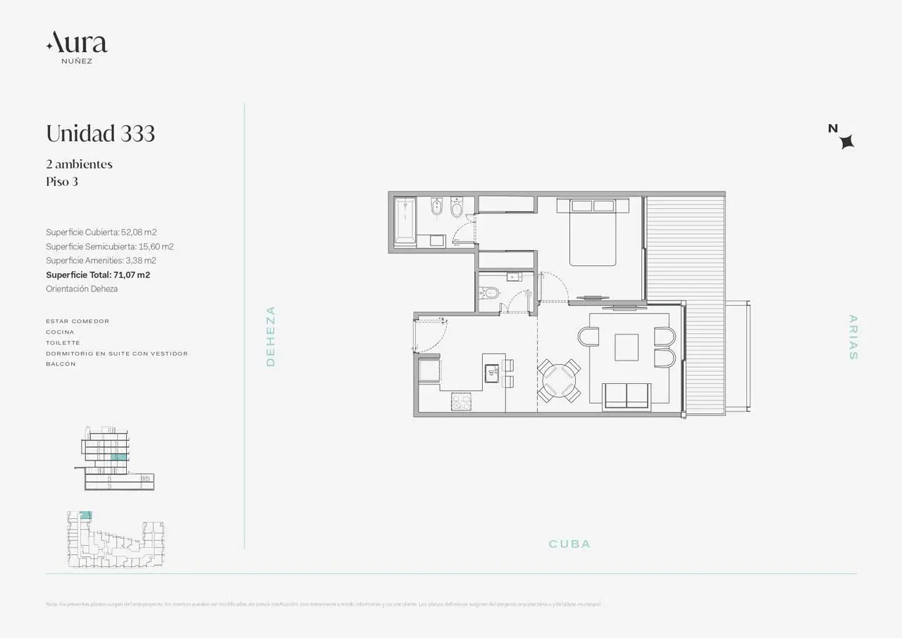 Imagen de la propiedad AURA NUÑEZ | Unidad 333