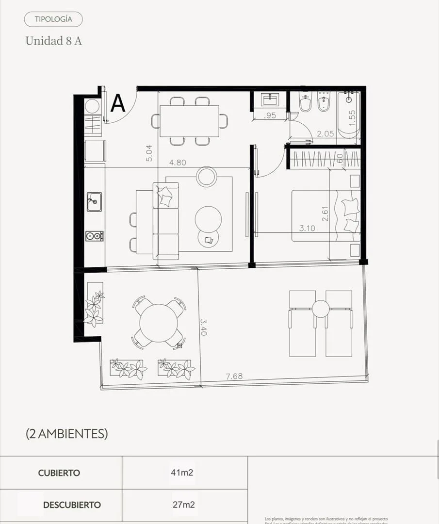Imagen de la propiedad 2 ambientes ZP 2321867