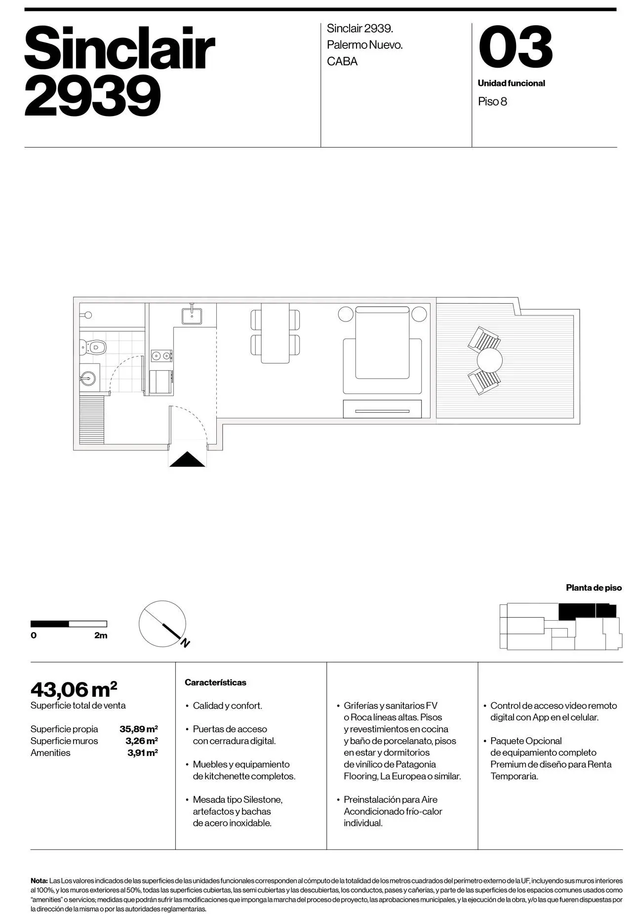 Imagen de la propiedad SINCLAIR Y CERVIÑO | Unidad 803