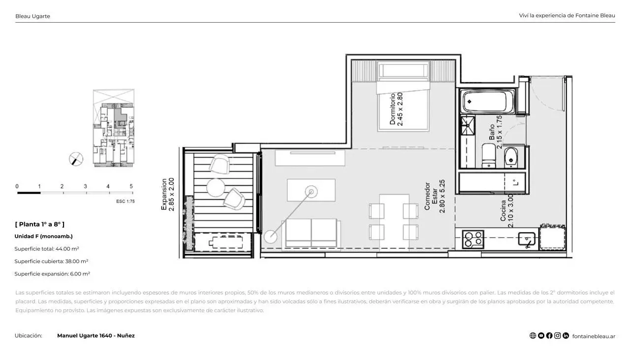Imagen de la propiedad Ugarte 1640 - 8F