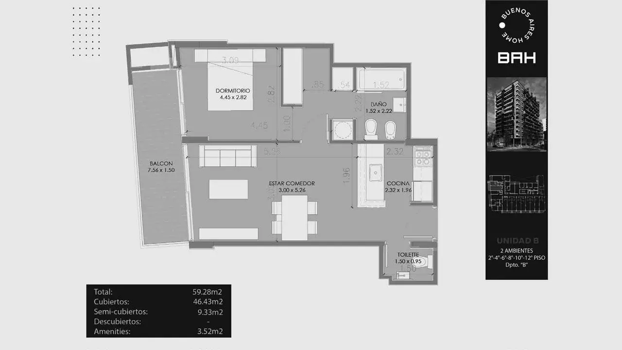 Imagen de la propiedad Av. Corrientes 3401 - 14B