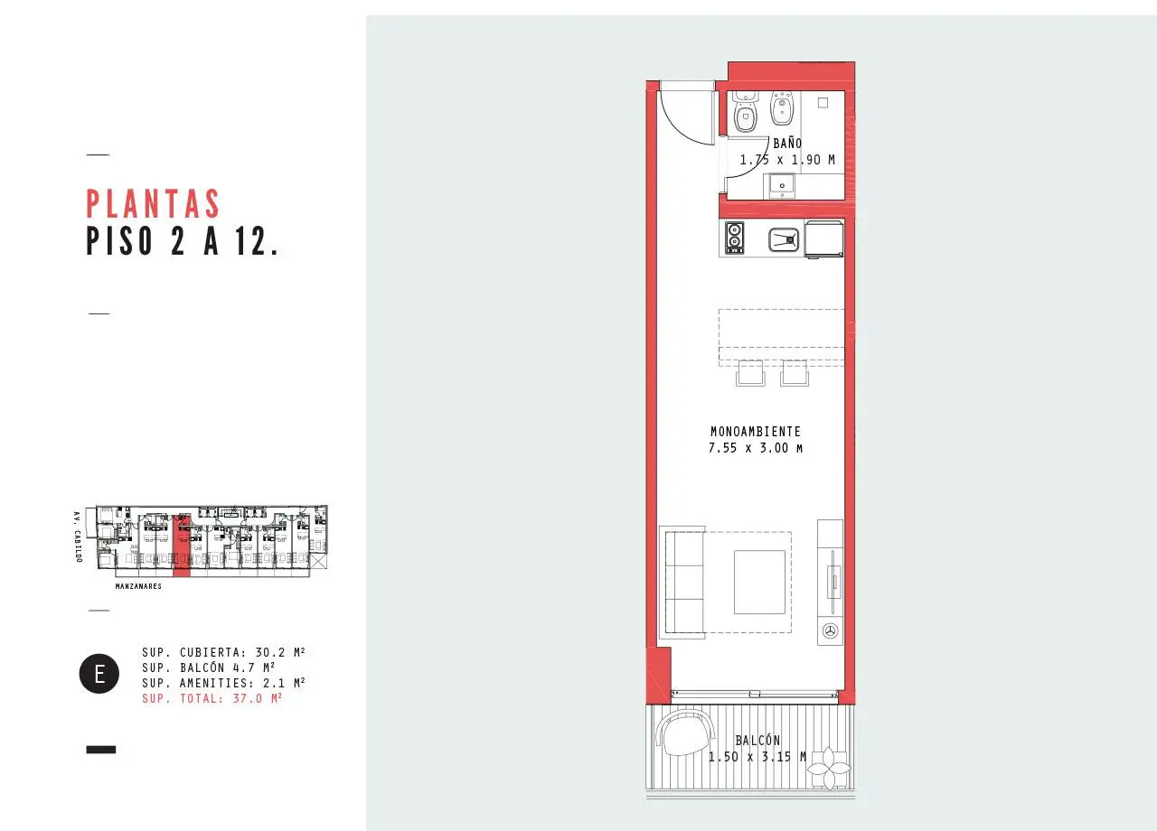 Imagen de la propiedad Manzanares 2373 - 12E