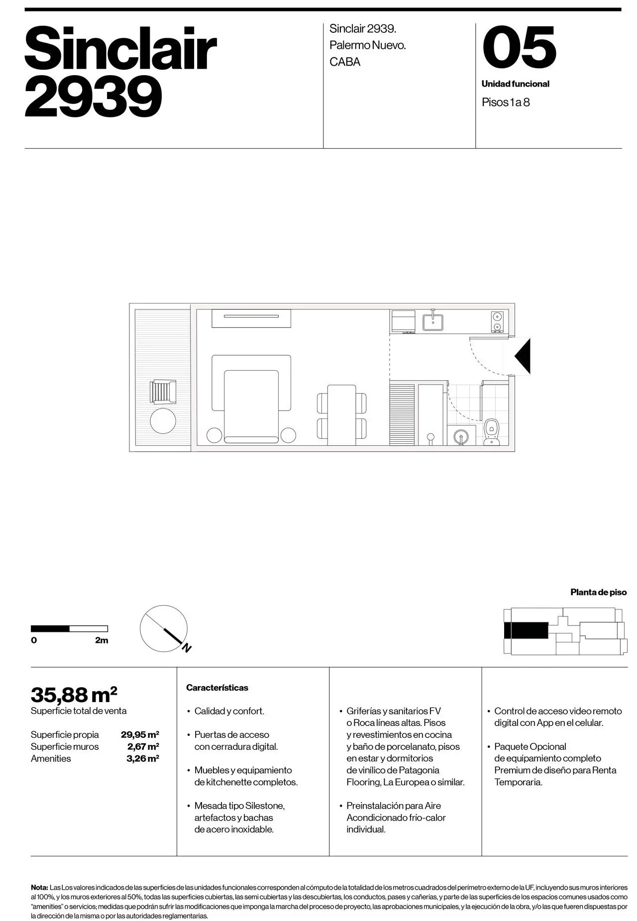 Imagen de la propiedad SINCLAIR Y CERVIÑO | Unidad 805