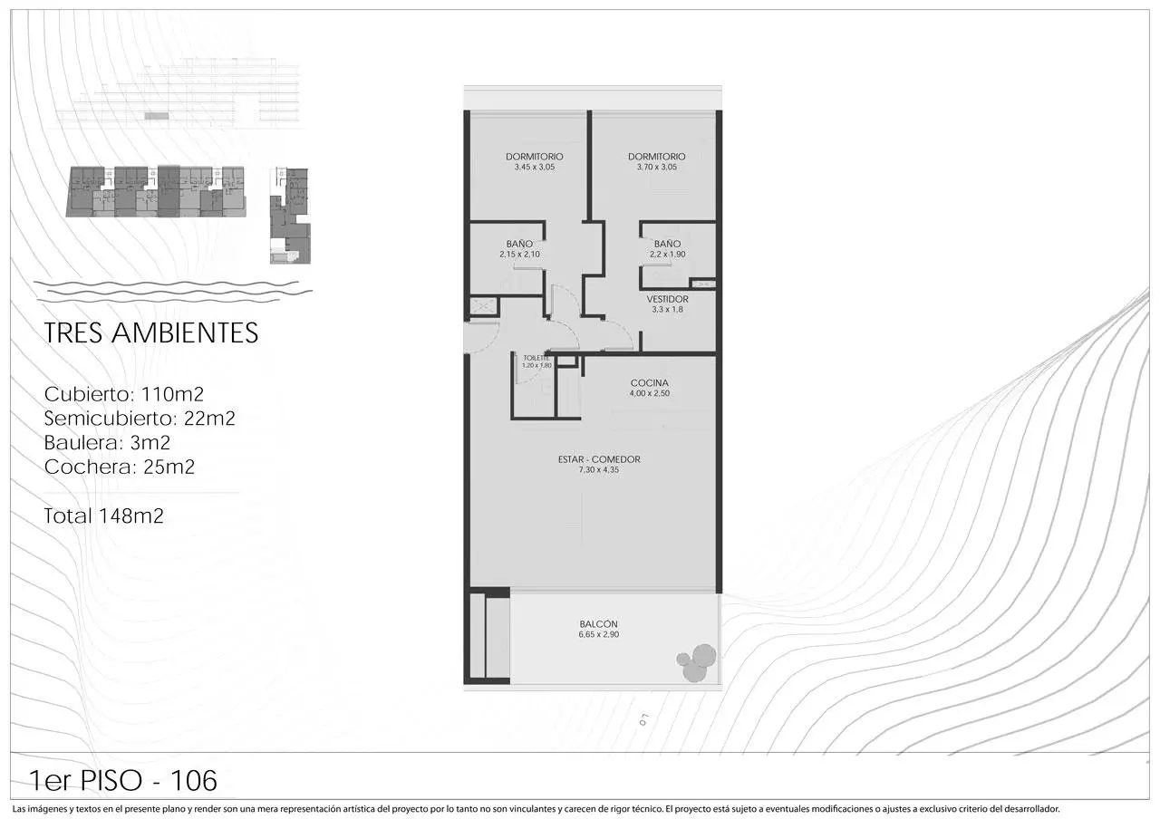 Imagen de la propiedad Av. del Puerto 1585 - 106