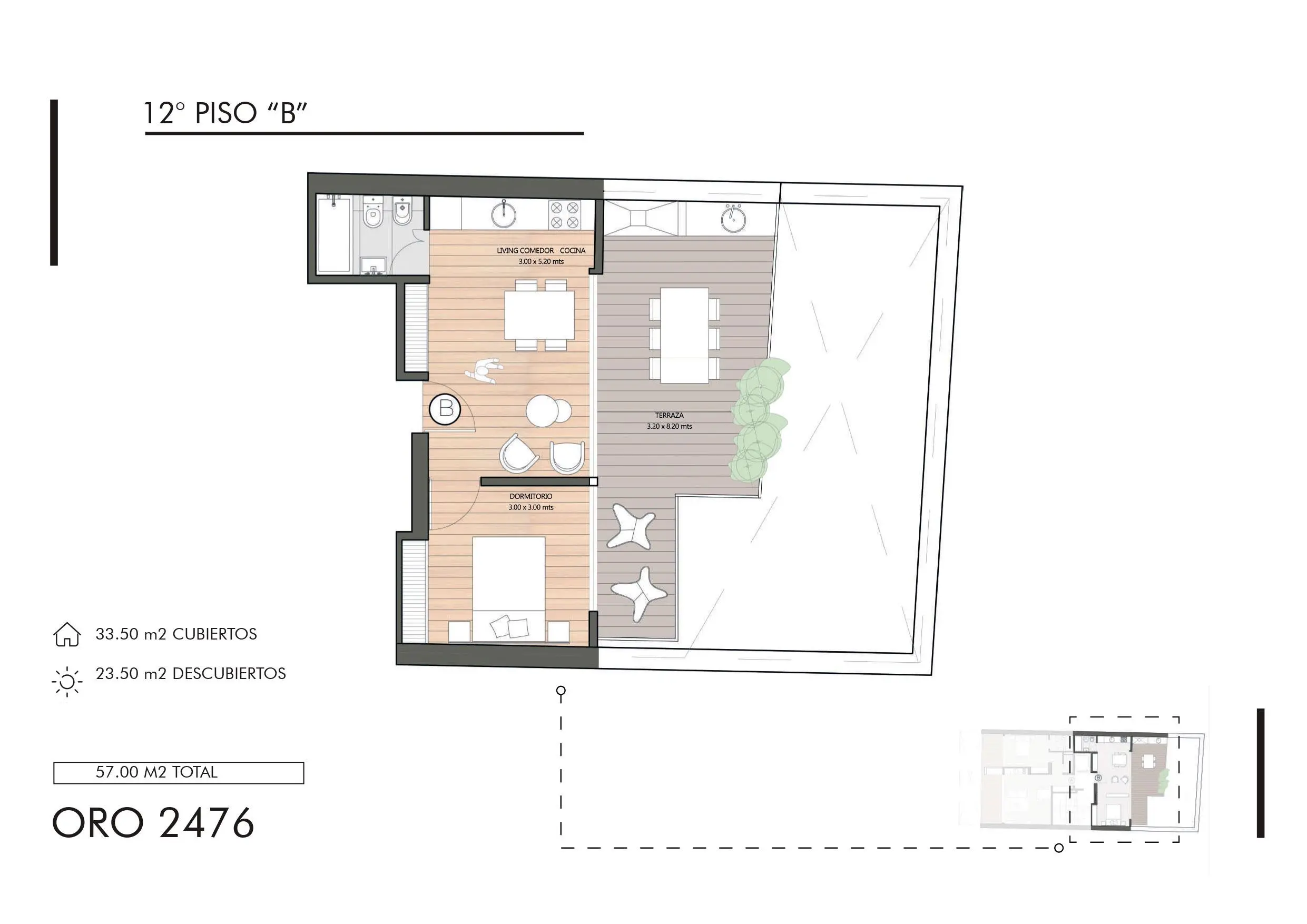 Imagen de la propiedad Oro 2476 - 12B