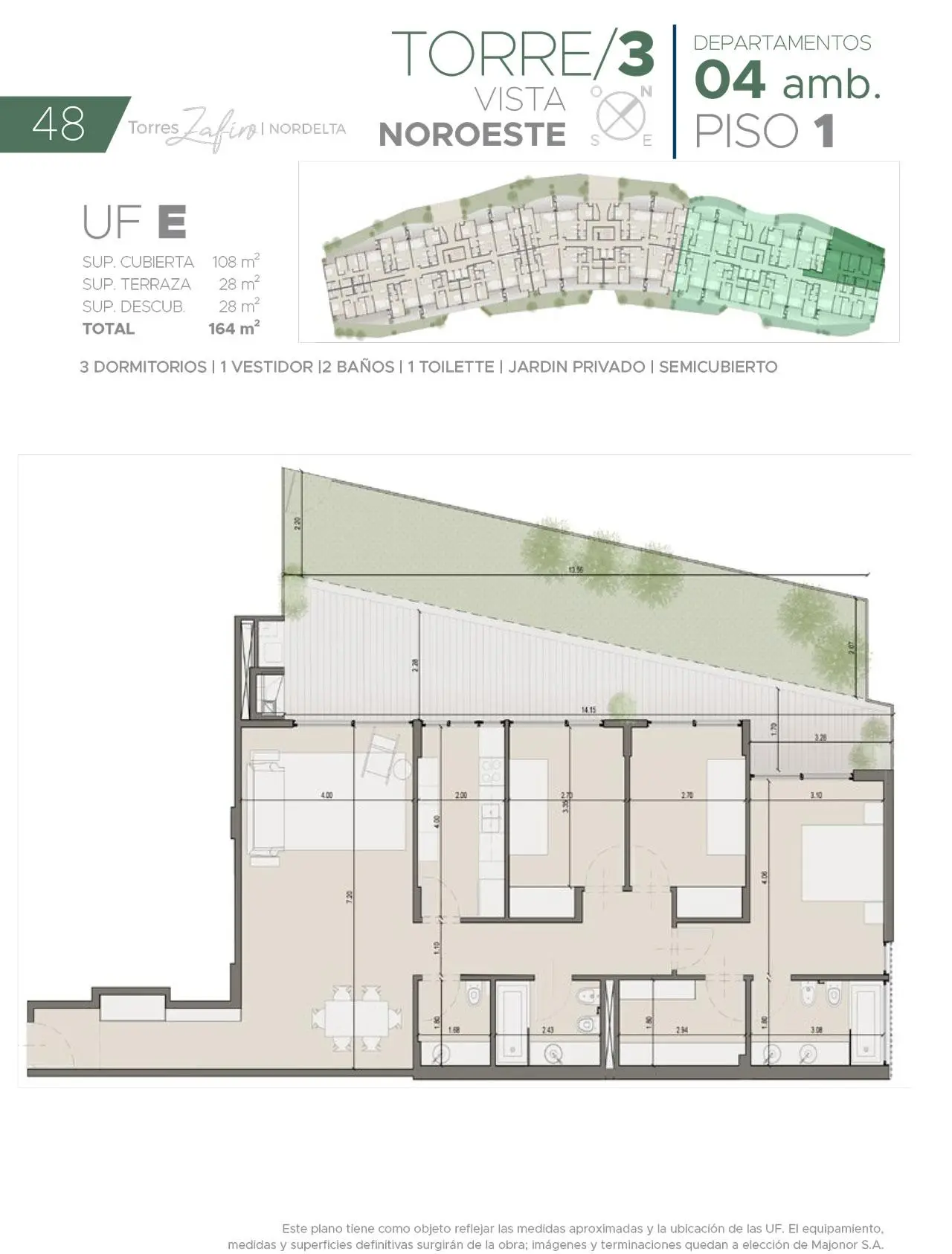 Imagen de la propiedad Zafiro Nordelta - 1E Torre 3