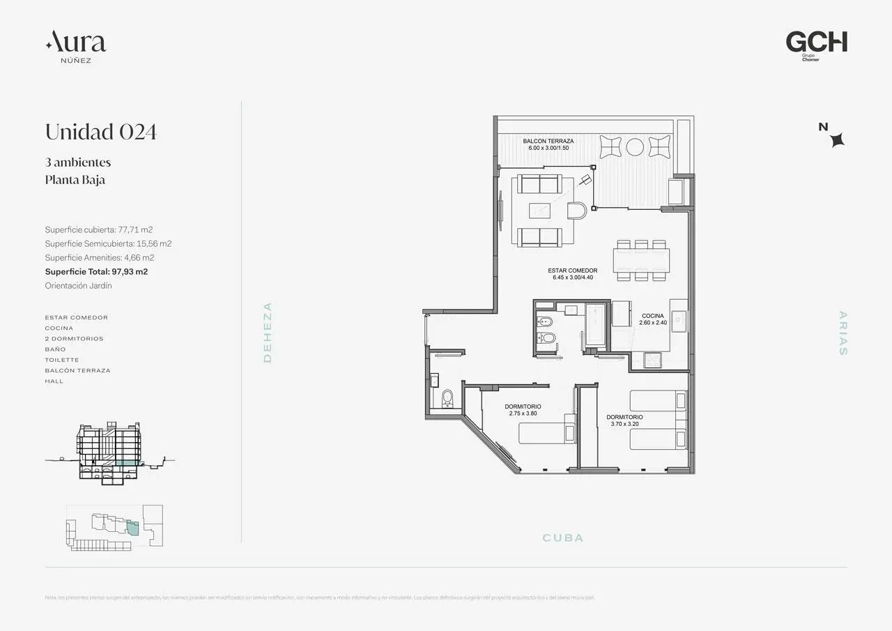 Imagen de la propiedad Cuba 4501 - PB 024