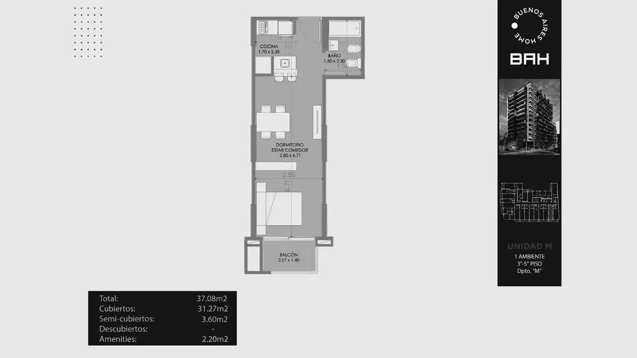 Imagen de la propiedad Av. Corrientes 3401 - 3M