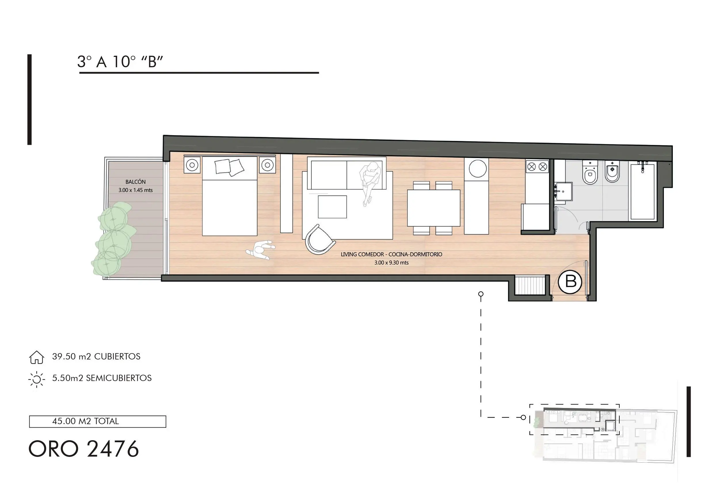 Imagen de la propiedad Oro 2476 - 5B