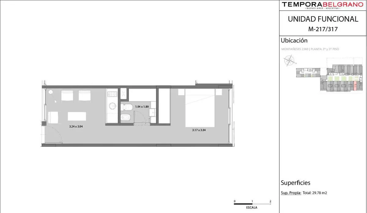 Imagen de la propiedad Montañeses 2342 - M317