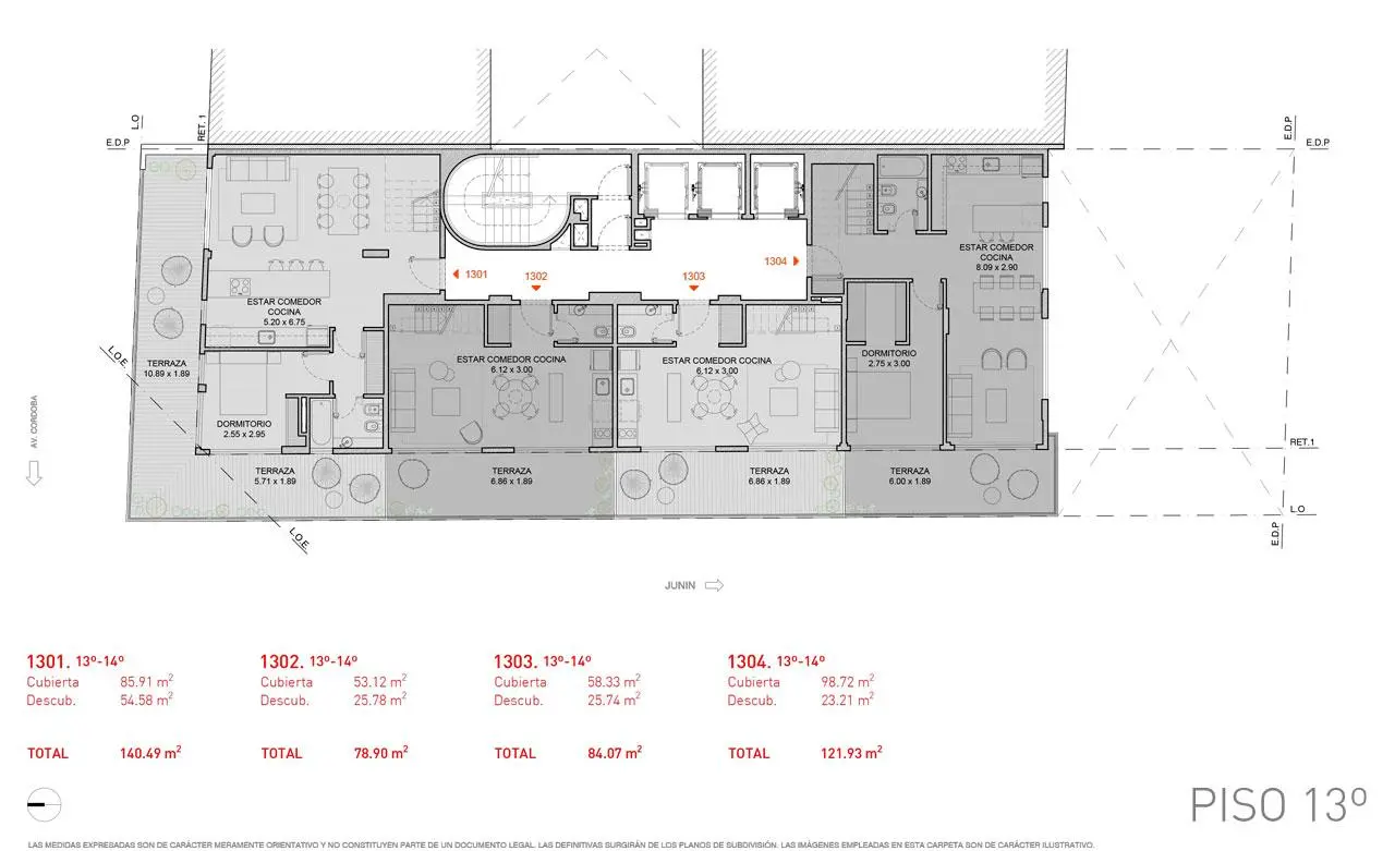 Imagen de la propiedad Junín 777 - 13/14A Duplex