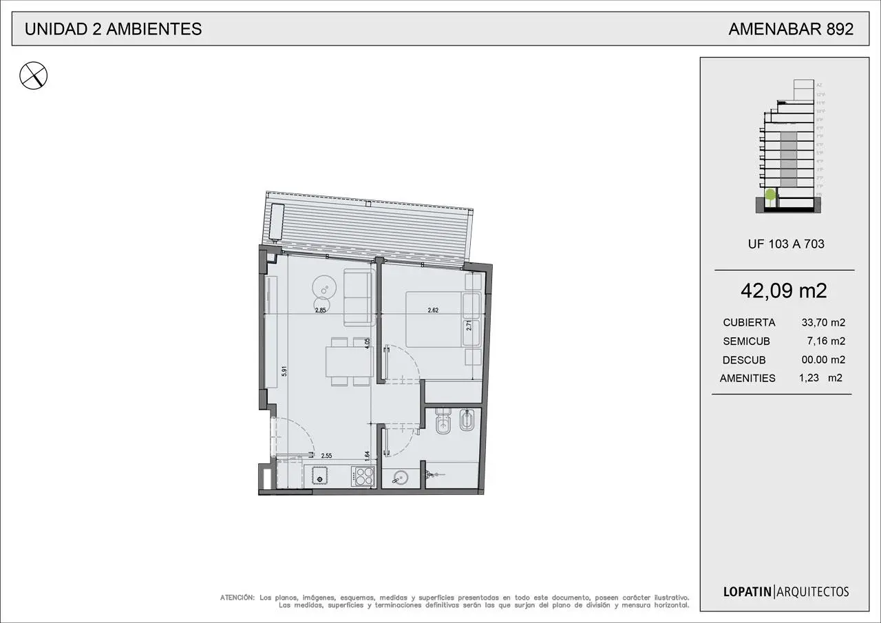 Imagen de la propiedad Amenábar 892 - 703