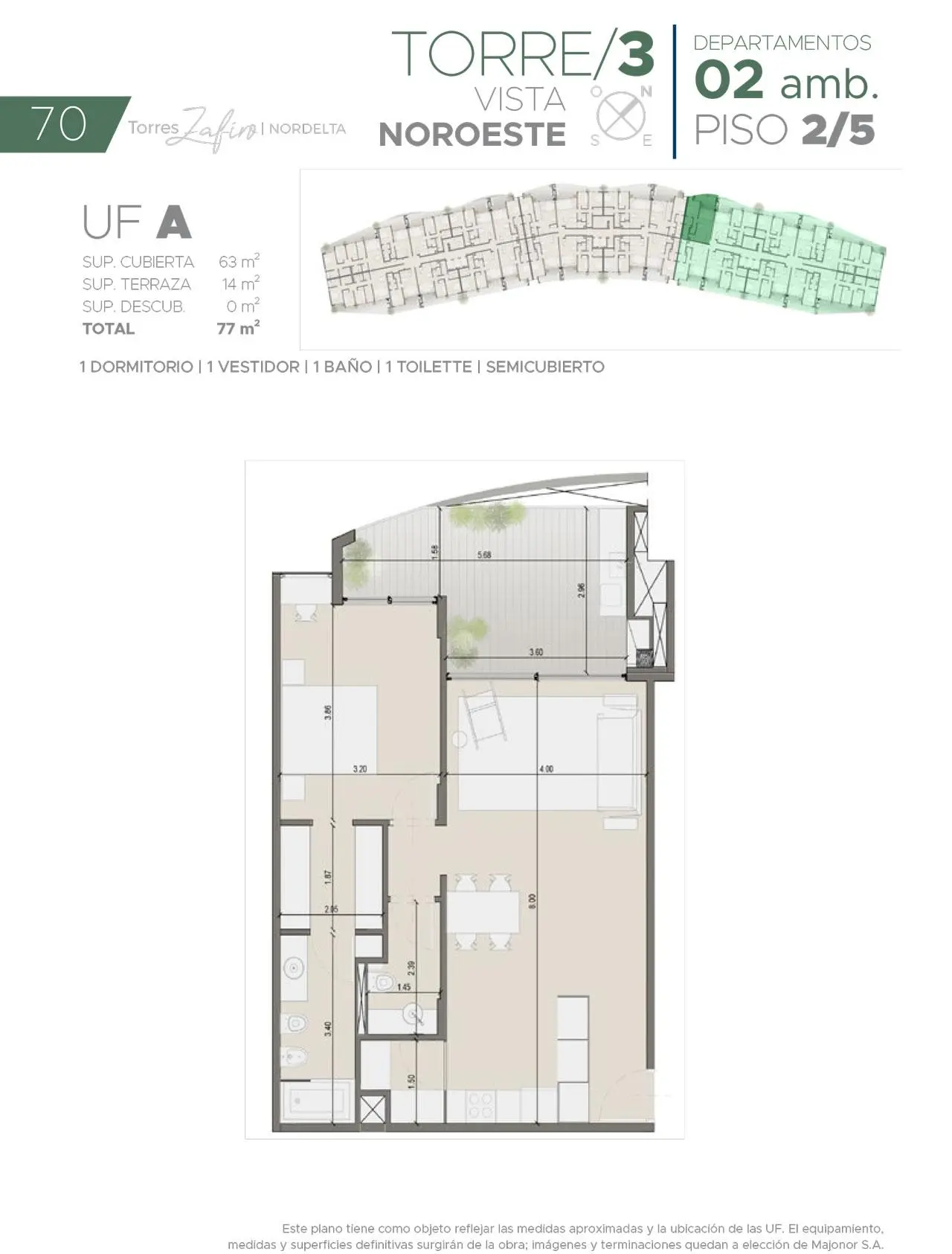 Imagen de la propiedad Zafiro Nordelta - 2A Torre 3